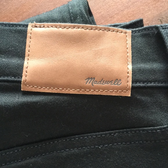 Madewell Black 10” High Rise Skinny jeans Size 27T - Picture 4 of 7